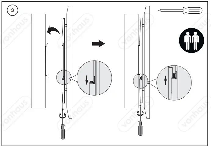 VonHaus 3005091 37-70 Inch Ultra Slim TV Wall Bracket - Figure 13