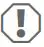 DOMETIC Refrigeration Container User Manual - exclamation icon