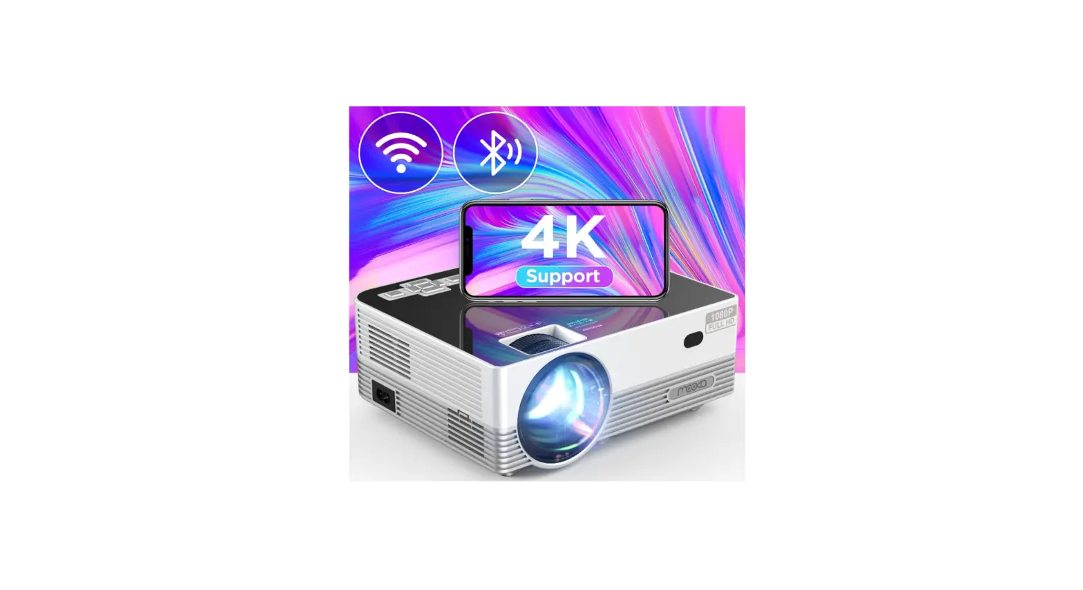 Mooka Family Native 1080p Movie Projector User Manual