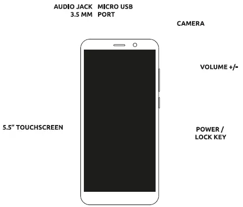 unonu W55 PLUS 5.5 Inch 3G Smartphone-3