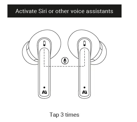 Activate Siri or other voice assistants