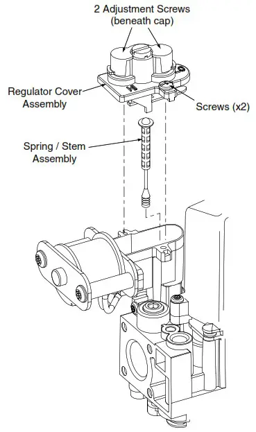OXBOX GC2 Series LP Gas Conversion and High Altitude Kit - Honeywell Valves