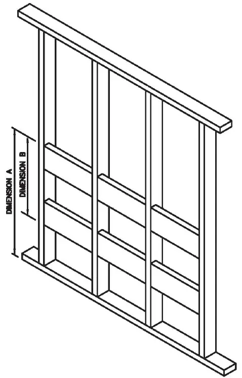 Internal Wall Blocking Installation