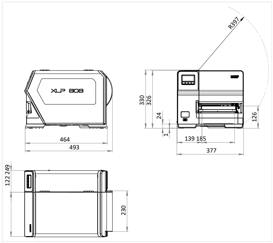 NOVEXX SOLUTIONS XLP 604 605 606 Label Printer - FIGURE 4