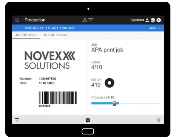NOVEXX SOLUTIONS XLP 604605606 Label Printer - fIG