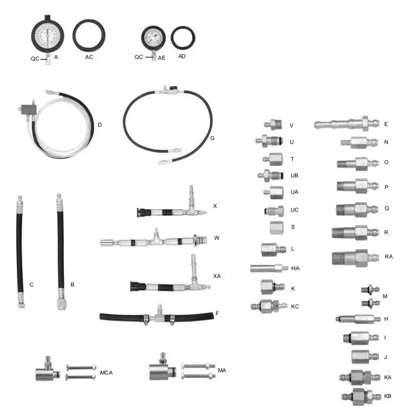 ATD 5578 Master Fuel Injection Pressure Test Kit-fig9