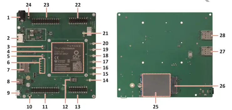 Thundercomm TurboX T62G EA Development Kit - fig 1