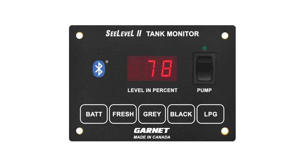 Garnet 709-btp3 Seelevel Ii Tank Monitor With Bluetooth User Guide