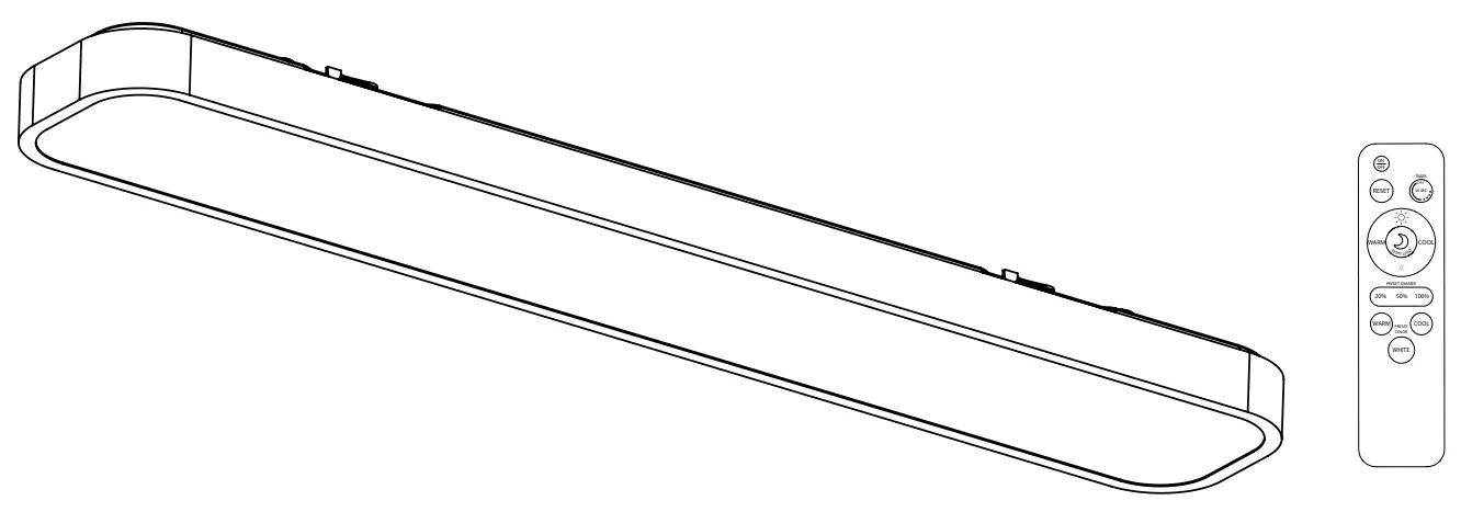 artika FM05 EUR MG Europa 36 LED Flush Mount Light