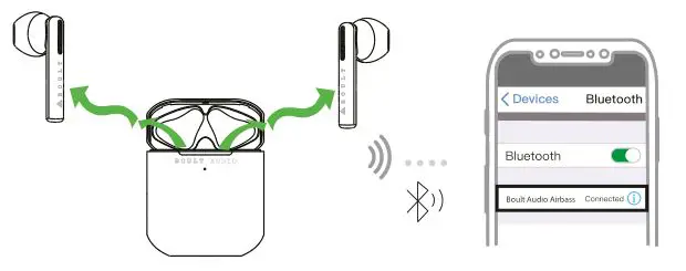 BOULT AUDIO Xpods Pro Air bass - Pairing