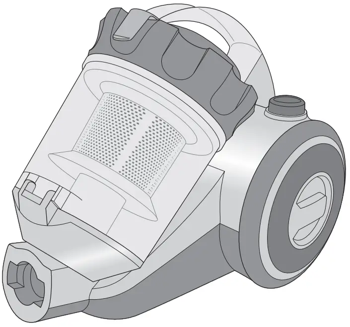 SEVERIN 7102 Multicyclone Vacuum Cleaner -