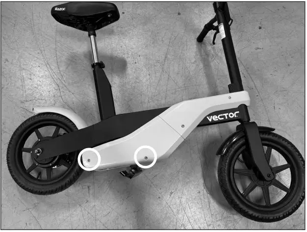 Razor W15110710048 Vector Motor Rear Wheel - Figure 1