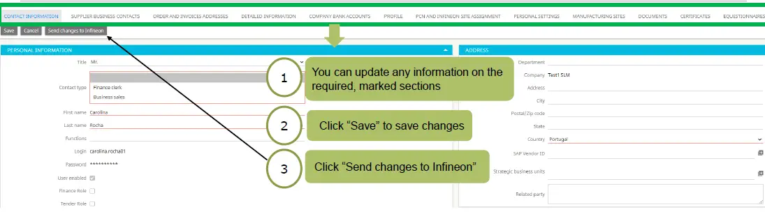 infineon Supplier Registration Training Guide-14