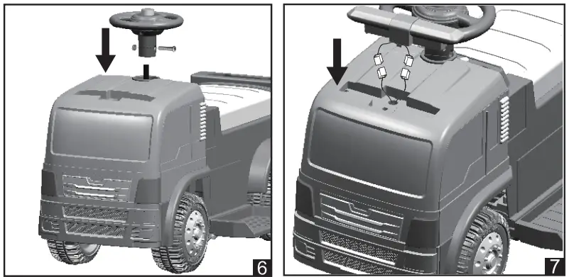 GYMAX GYM04115 On Fire Truck Fire Engine Battery Powered-fig8