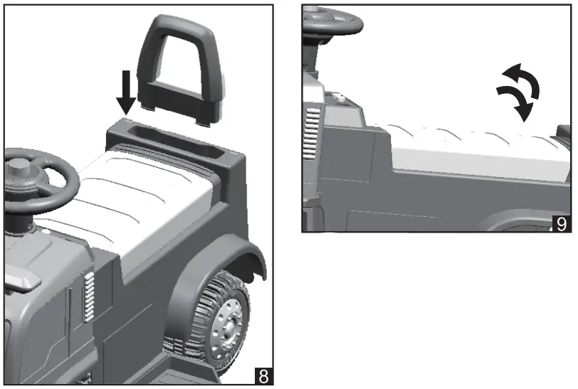 GYMAX GYM04115 On Fire Truck Fire Engine Battery Powered-fig9