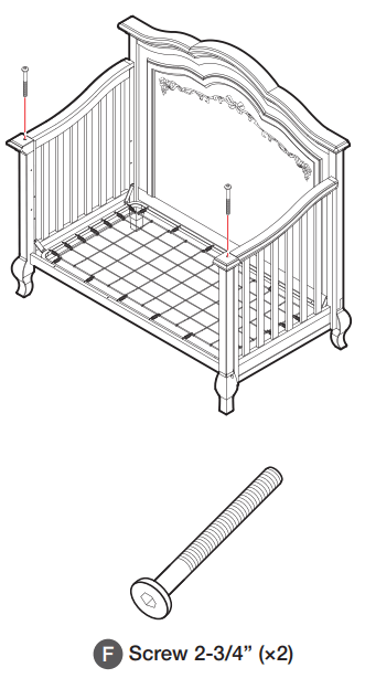 evolur 832 Aurora Convertible Crib - convert the crib