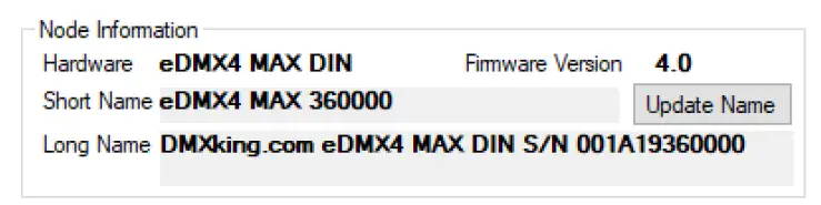 DMXking eDMX4 MAX DIN ArtNet-sACN to DMX Controller 13