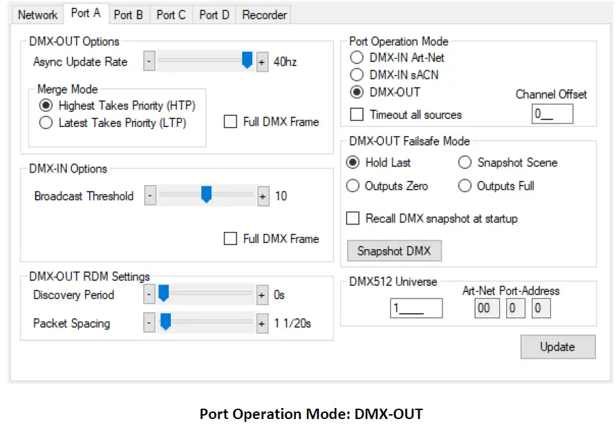 DMXking eDMX4 MAX DIN ArtNet-sACN to DMX Controller 6