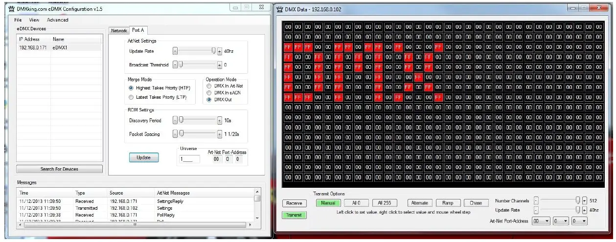 DMXking eDMX4 MAX DIN ArtNet-sACN to DMX Controller 9