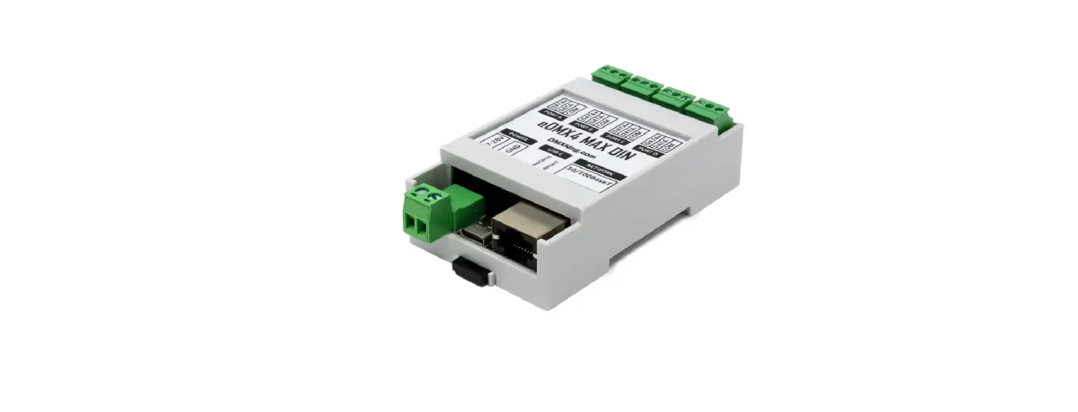 Dmxking Edmx4 Max Din Artnet-sacn To Dmx Controller User Manual Dmxking Edmx4 Max Din Artnet-sacn To Dmx Controller User Manual