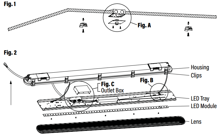 Superior Life PQL 556068WEM LED Spec-Select Vapor Tight -