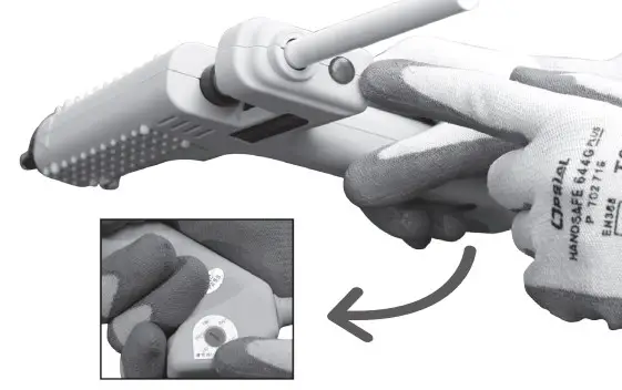 ADJUSTING HEATING TEMPERATURE