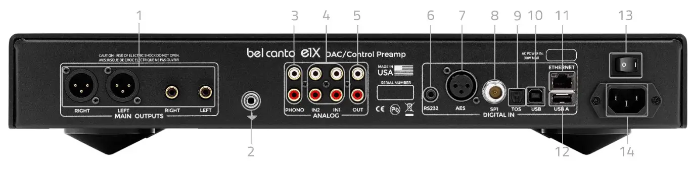 bel canto E1X Stereo Integrated Amplifier - 1