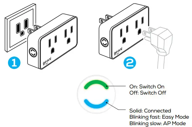 geeni WW106-199 Smart Wi-Fi Plug - 1