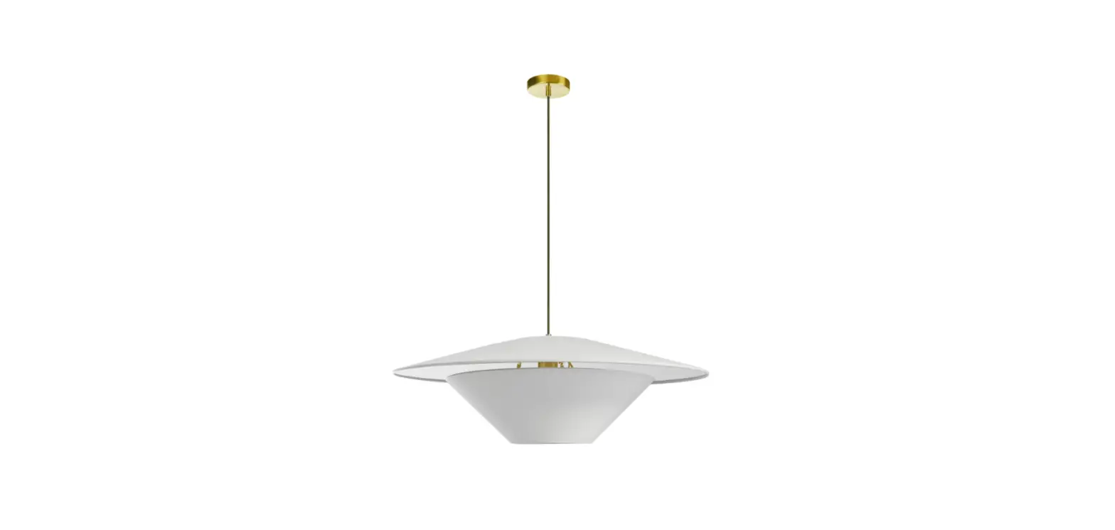 Dainolite Pso-241p Poseidon White Modern-contemporary Cone Pendant Light Installation Guide