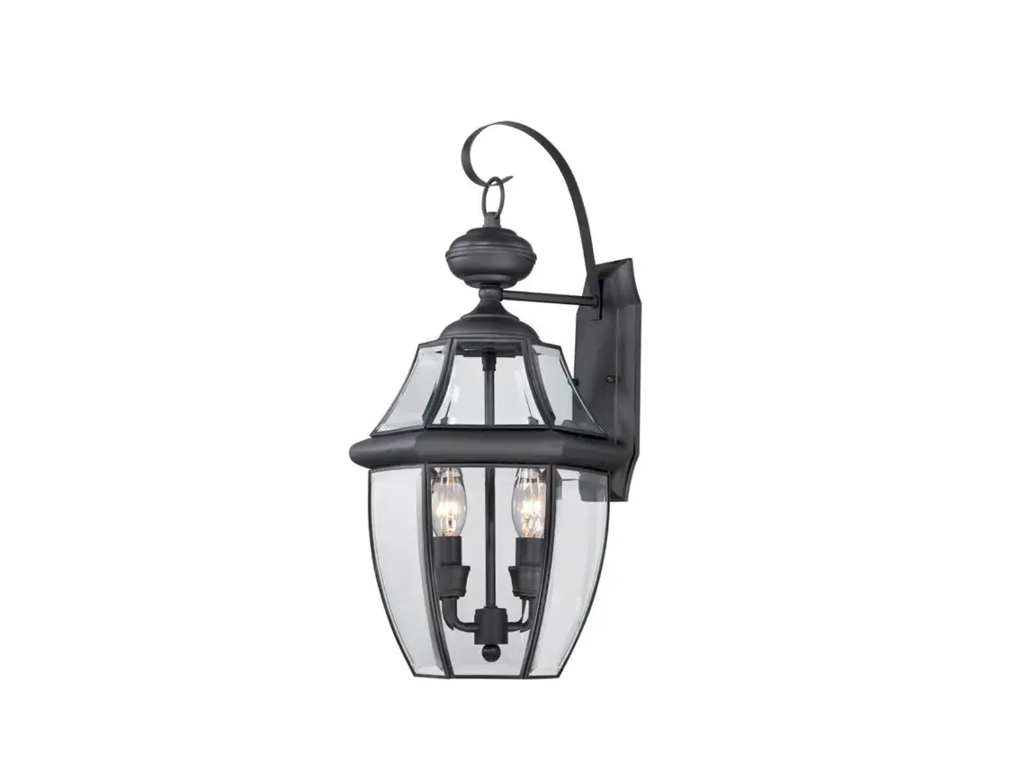 Allen Roth Kdn1692a Brayden 2-light 20.5-in Black Outdoor Wall Light Instruction Manual