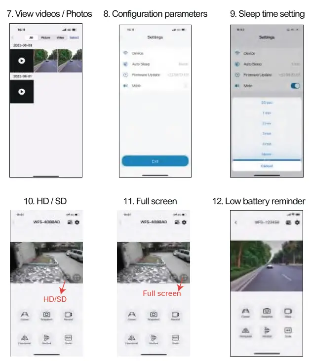 INSEECam WF818 WIFI Backup Camera with Magnetic Bracket and Built-in Rechargeable Battery 12