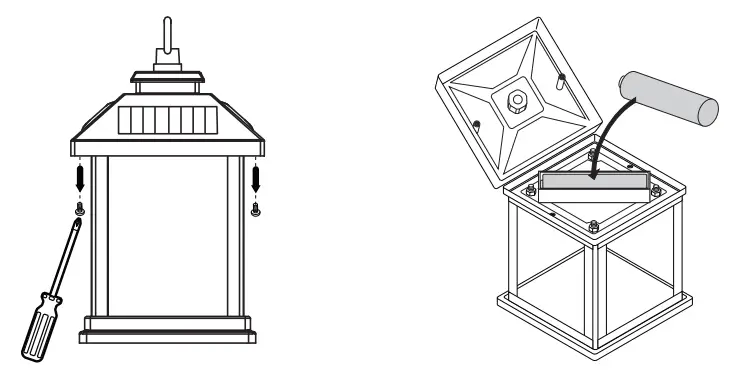 FEIT ELECTRIC LAN4SQ Solar Powered Outdoor Fairy Lantern - Fig 3