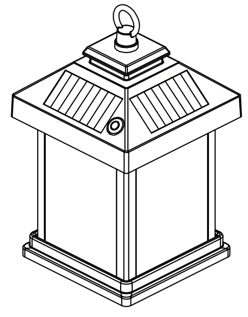 FEIT ELECTRIC LAN4SQ Solar Powered Outdoor Fairy Lantern