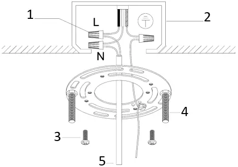 ExBrite LWSVL1309GR 23-Inch 3-Light Matte Black A01