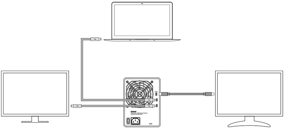 rocstor Rocpro T33 DAS Storage System - Connect with other devices 2