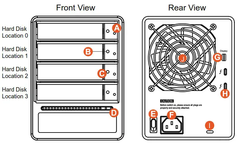 rocstor Rocpro T33 DAS Storage System - Product Appearance and Packaging Content