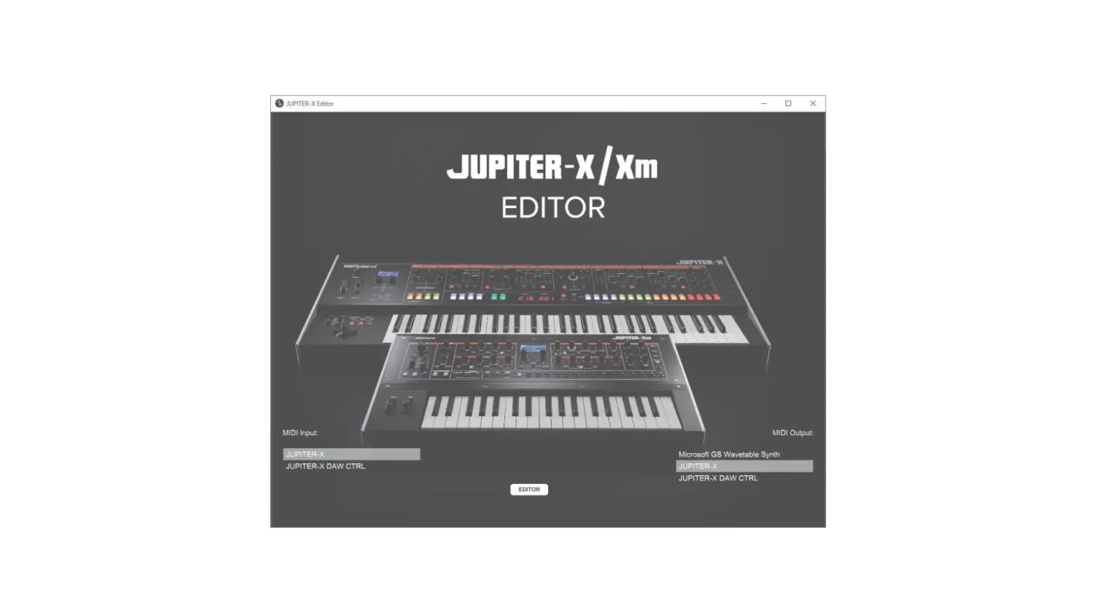 Roland Jupiter-x Editor Owner's Manual