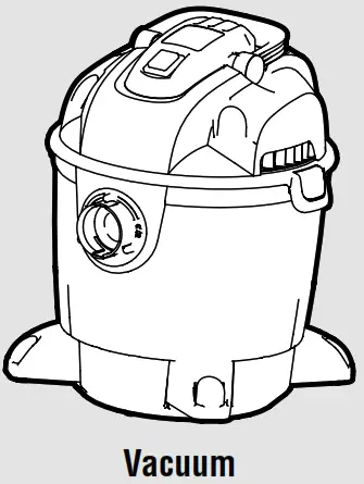 WEN VC4710 Portable Wet Dry Utility Vacuum - Components