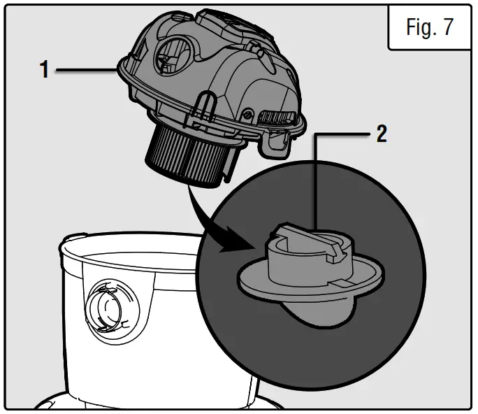 WEN VC4710 Portable Wet Dry Utility Vacuum - Figure 7