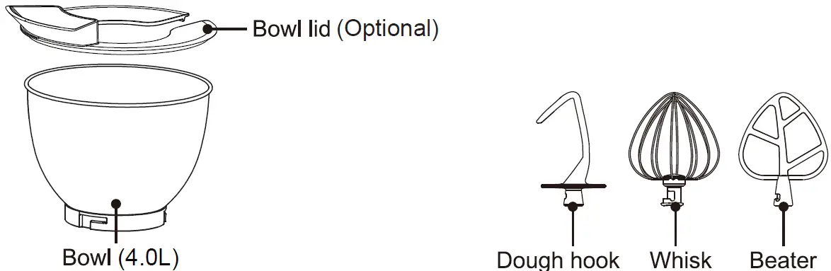 Midea MJ-KM6001W Kitchen Machine 02