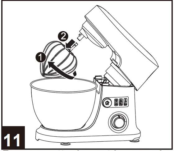 Midea MJ-KM6001W Kitchen Machine 13
