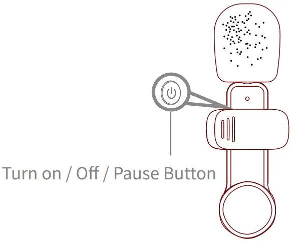 MAYBESTA B09P3T1X8Q Queeon Wireless USB lavalier Microphone for iPhone ipad - fig 1