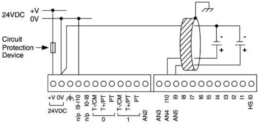 JZ20-UA24/JZ20-J-UA24 Analog Inputs