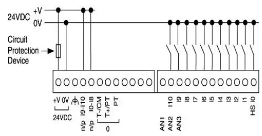 Jz20-ua24/jz20-j-ua24 Digital Outputs, Outputs’ Power Supply