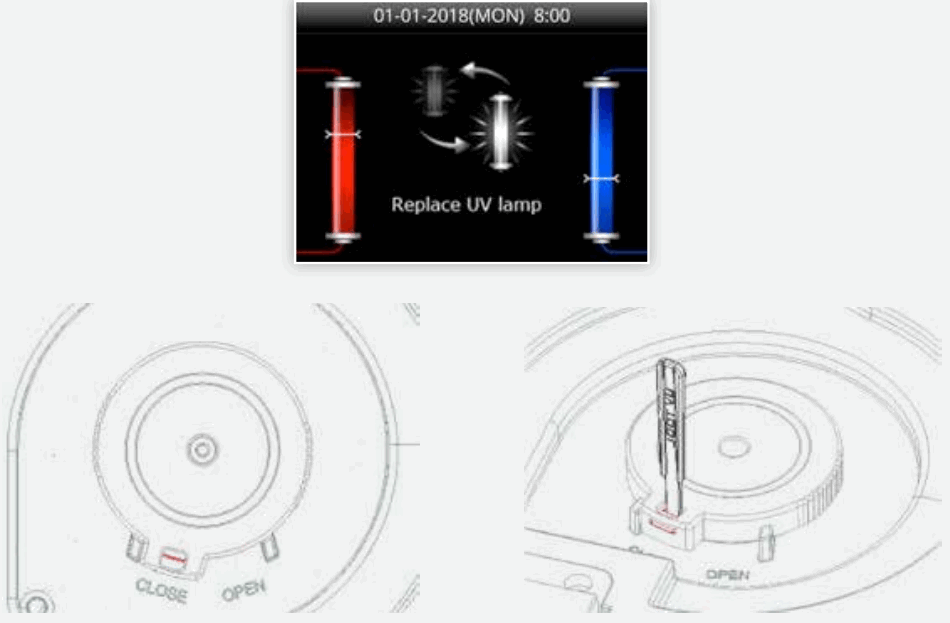 BIBO Water Bar Machine Dispenser - Replacing