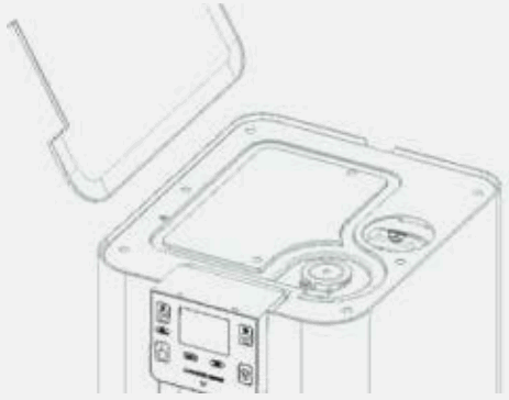 BIBO Water Bar Machine Dispenser - handle firmly