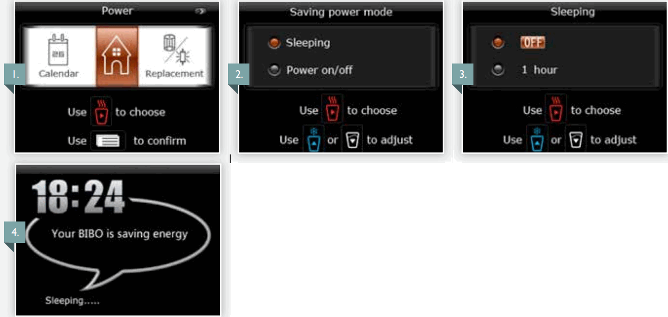 BIBO Water Bar Machine Dispenser - off mode