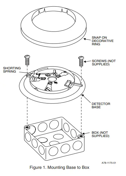 NOTIFIER B610LP Plug In Detector Base-