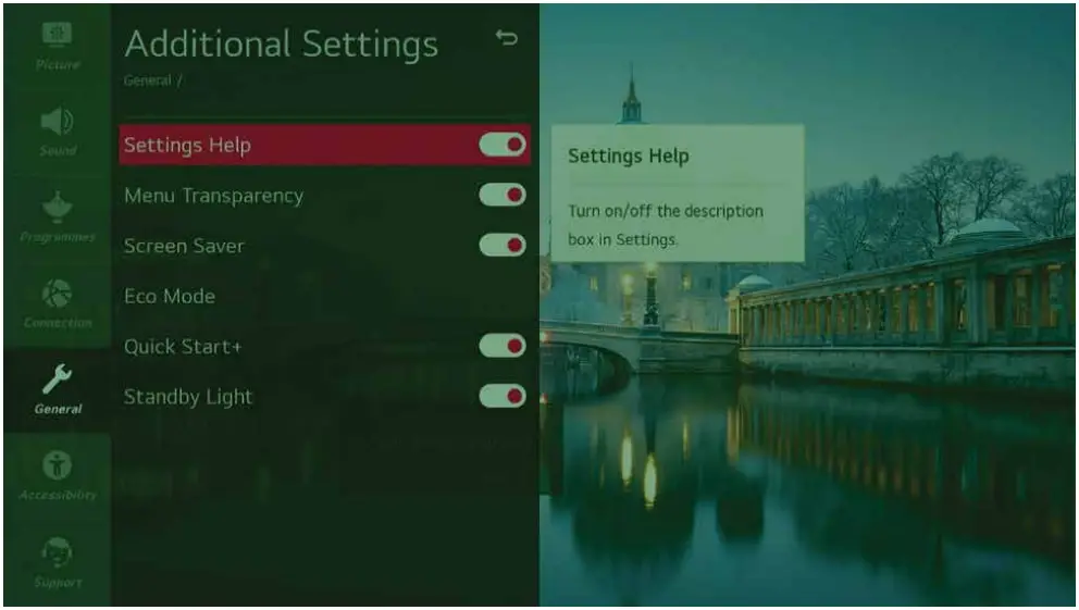 SKYTECH 43ST2203 Ultra HD Smart LED TV - Additional Setting