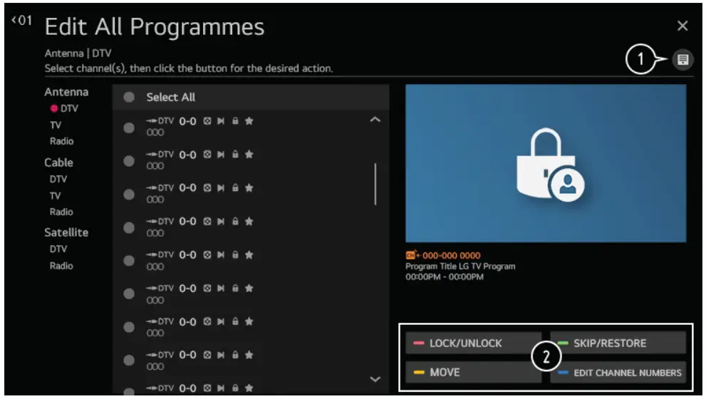 SKYTECH 43ST2203 Ultra HD Smart LED TV - Edit All Programme